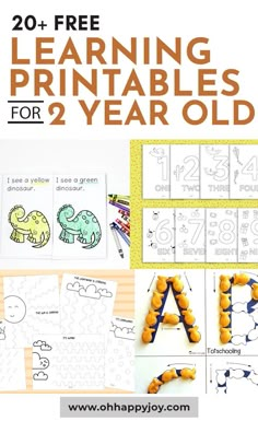 Two Year Old Printables, Activities For 2 Year Printable, 2 Year Learning Activities, Two Year Old Homeschool, Free Toddler Printables, Toddler Learning Journal 2 Year, Activities For 2 Year Kids At Home, Toddler Learning Journal