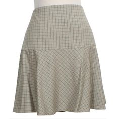 Designed With A Classic Tattersall Pattern, This Polished Skirt Is Crafted From A Wool-Cotton Stretch Blend And Features A Slimming Fit-And-Flare Silhouette. It Has Side Zipper Closure, Fitted Paneled Yoke At The Hips, And Flared Skirt. Fully Lined. Brand: Lauren Ralph Lauren Material: 72% Wool, 26% Cotton, 2% Elastane; Lining - 100% Acetate Cleaning: Dry Clean Color: Gray Multi Size: 14 Measurements: (Unstretched) Waist - 36" Hips - 44" Length - 19" Ralph Lauren Skirts, Fit And Flare Skirt, Flared Skirt, Flare Skirt, Fit & Flare, Lauren Ralph Lauren, Fit And Flare, Side Zipper, Wool Blend