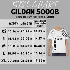 T Shirt Image Size Chart, Kids Shirt Decal Size, Tshirt Guide Ruler, Cheap Custom Print T-shirt For First Birthday, Size Chart For Kids, Kid Tees, Heavy Cotton, Shirt Design, Kids Tshirts