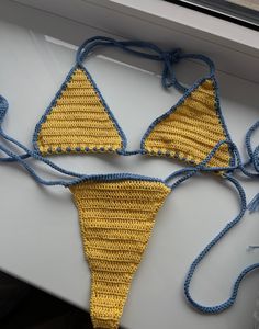 handmade knitted swimsuit mercerized cotton 100% we will make it in any color according to your parameters Crochet Beach Clothes, Crochet Bikinis Boho, Crochet Bikinis, Crochet Beach Wear, Knit Swimwear, Crochet Swim, Knitted Swimsuit, Crochet Clothing And Accessories, Summer Crochet