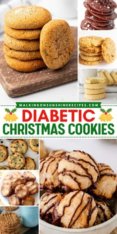 Looking for the best Christmas dessert recipes but healthy? These Diabetic Christmas Cookies are the answer! From gingerbread cookies to classic peanut butter cookies, there are plenty of tasty options that all will enjoy! Pin these easy Christmas cookie recipes! Christmas Sweets For Diabetics, Peanut Butter Cookies For Diabetics, Best Cookies For Diabetics, Diabete Cookie Recipes, Cookies For Diabetics Easy, Cookie Recipes For Diabetics, Best Healthy Cookie Recipes, Bariatric Christmas Cookies, Stevia Cookies Recipes