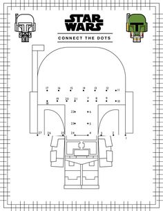 Dot to dot printables free pdf Star Wars crafts, Star Wars printables, Star Wars connect the Dots coloring activity, Chewbacca connect the dots, Darth Vader connect the dots, Luke Skywalker dot to dot, c3po dot to dot, yoda connect the dots Star Wars Activity Sheets, Star Wars Hairstyles, Star Wars Activities