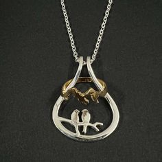 "Discover a Bird Kissing Ring Holder Necklace. Strong, durable, and unique looking. The engagement ring in the photo is not included. Base Material: 925 Size: 26mm X 35mm Metal Stamped: 925 Style: Minimalist Pendant Thickness: 1.5mm (Approximately) Chain Length: 16'' - 24'' Inches SPECIAL ANNOUNCEMENT  1. Please visit https://www.etsy.com/shop/yhtanaff for more designs. 2. Subscribe to our newsletter to receive a Coupon Code for a 10% discount.      \"At Our Shop Profile's Announcement Section\" Nature-inspired Jewelry For Mother's Day Anniversary, Nature-inspired Jewelry For Anniversary And Mother's Day, Mother's Day Anniversary Ring Jewelry, Mother's Day Anniversary Ring Gift, Ring Holder Necklace, Gifts For Mother, Green Beaded Necklace, Silver Bird, Wedding Ring Necklaces