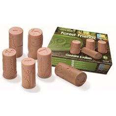 the corks are made out of clay