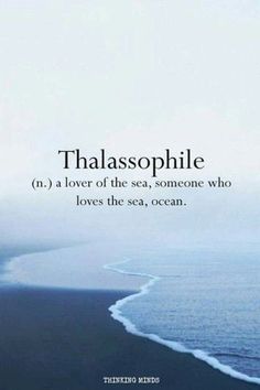 an ocean with the words thaasophie on it