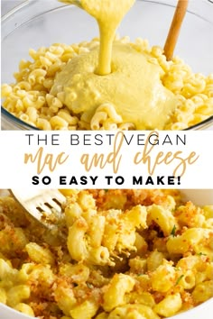 the best vegan mac and cheese is so easy to make