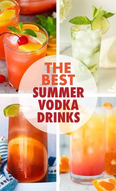 the best summer vodka drinks to drink this season