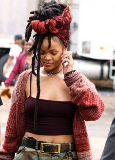 Rihanna Locs, Fenty Rihanna, Headwrap Hairstyles