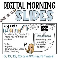 Morning Meeting Slides 2nd Grade, Cute Google Slides Ideas For School, Teacher Roleplay