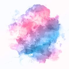 an abstract watercolor background with blue, pink and purple colors