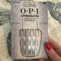 Press On Nails, New, Never Worn Diamond Nail Designs, Opi Colors, Liquid Nails, Purple Diamond, Opi Nail Polish, Diamond Nails, Opi Nails, Color Street Nails, Nail Paint