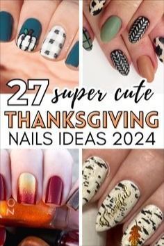 Thanks Nails Thanksgiving, Kids Thanksgiving Nails, Thanksgiving Nails Long, Short Thanksgiving Nails, Cute Thanksgiving Nails, Thanksgiving Nails Fall, Thanksgiving Nail Ideas, November Nail Designs, Turkey Nails