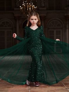 Stretch Party Dresses, Prom Dresses For Kids, Mermaid Dress For Kids, Kids Gown Design, Kids Gowns, Party Dress For Kids, Mermaid Party Dress, Sequin Mermaid Dress, Wedding Dresses For Kids