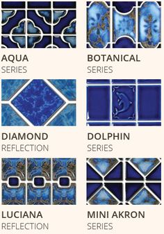 the different types of glass tiles