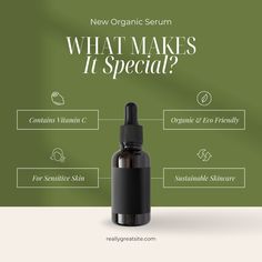 what makes it special? organic e - liquid by new organic scrubs on packaging design