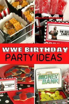 we birthday party ideas for the money bank and other things to do with them, including candy