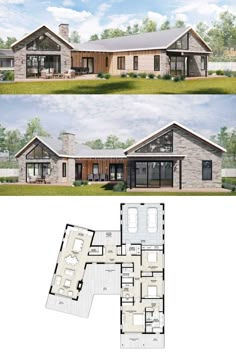 House Plans Ireland | Truoba 821
1990 sq/ft     3 Bed     2 Bath U Shaped House Plans, House Plans Ireland, U Shaped Houses, Small Modern House Plans, Casas The Sims 4, Sims House Plans, Bungalow House Plans