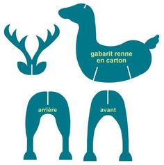 the silhouettes of animals are labeled in french