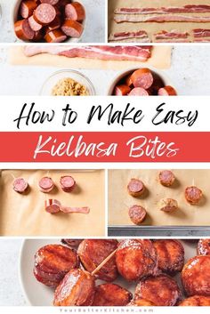 how to make easy kielbasa bites