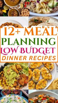 the ultimate meal planner for low budget dinners