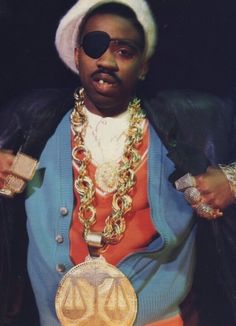 slick rick 80s Hip Hop Fashion, 80s Hip Hop, 90s Hip Hop Fashion