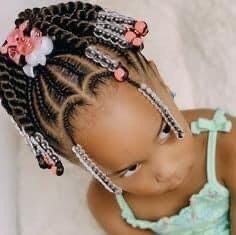 Braid Styles Tutorials, Easy Braid Styles, Toddler Braids, Braided Hairstyles Ideas, Hairstyles Natural Hair, Hair Style Vedio, Braided Prom Hair, Braided Hairstyles For Teens, Braids With Beads