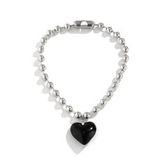 PRICES MAY VARY. Unique Design-Everyday fashion can be simple and delicate with our cute puffy glass heart necklaces would give you a trendy and aesthetic look. Heart Pendant Size-40mm(1.6in), Solid Glass Pendant is Semi-transparent. Length-The length of wax rope is 40cm/ 15.7inch, suit for most people. Perfect Gifts-The simple and trendy love heart necklace is great gifts for your lover,wife ,mother,sister,friends,Mothers Day,Party,Engagement,Wedding,anniversary,new year and so on,fit for any o Y2k Jewelry, Bling Necklace, Iron Beads, Beads Chain, Gothic Necklace, Charm Pendant Necklace, Chain Choker Necklace, Glass Heart, Big Love