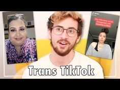 two people are talking to each other with the caption transs tiktok