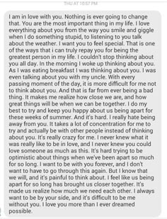 the text message that was written to someone about their love for each other, which is also