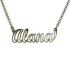 Personalize your look with this 14K gold-plated nameplate necklace. Crafted with a polished finish, you can select from three to 10 letters to create a customized piece that showcases your personality and signature style. Nameplate Necklace, Name Plate, Signature Style, To Create, Gold Plate, Jewelry Necklaces, Plating, 10 Things, Gold