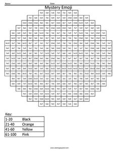 the mystery emol puzzle is shown in black and white, with numbers arranged around it