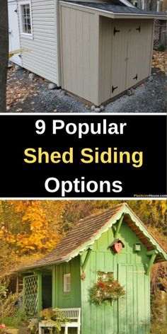 the different types of shed siding options