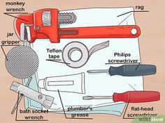 an image of tools needed for repair