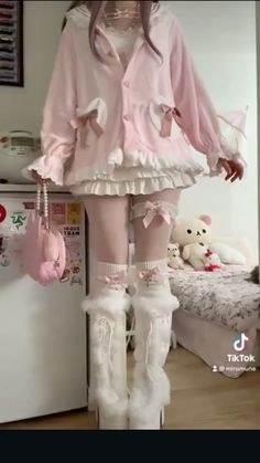 Mirukutum  Istagram Himekaji Outfits, Aesthetic Diary, Outfits Coquette, Witch Things, Kawaii Hoodies, Kawaii Core, Club Outfit Ideas, Fire Fits