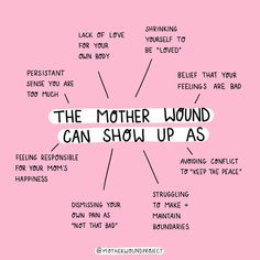 Mother Wound, Psychology Facts, Inner Child, Health Awareness, Emotional Healing, Self Improvement Tips