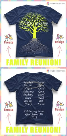 the family reunion tree t - shirt