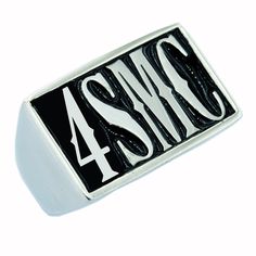 Custom Made Stainless Steel 4 Block Letters Initials Name Ring Personalized gift USMC  can be replaced with any other 25 letters and 10 numbers. Weight:   About 12.60g Ring face:   width about 13mm and leghth about 21mm-26mm  If you want to custom make your own initials name ring, please send me the message. Or you can order first and leave the message to tell me what do you want to make. The custom made initials ring need 10-20 days to finish.    The size is available from US size 6-16#. The enamel color can be black, yellow, blue, white red green. Please write the in the order remark or personalization.      Maybe there is some difference between the ring photo and actual ring on hand because the photo was taken under the light and maked it up by Photoshop. If you are critical on the sam Personalized Gold Rings, Initial Name, Personalized Initial Ring, Hand Rings, Gold Initial Ring, Letter Pendant Necklace, Masonic Ring, Signet Ring Men, Letter Ring