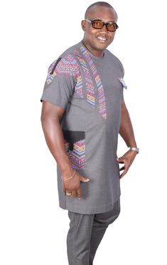 (1) Traditional African Clothing for Men | Nigerian Natives | Senator Dress – danddclothing African Shirts For Men