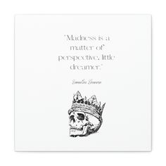 a card with an image of a skull wearing a crown on it's head