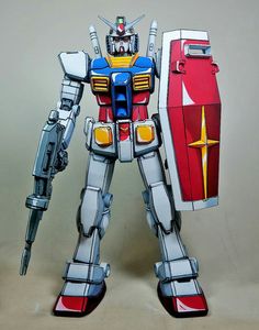 Cell Shading, Cel Shading, Rx 78 2, Gundam Toys, Gundam Mobile Suit, Gundam Custom Build, Custom Gundam, Super Robot, Giant Robots