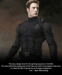 an artist's rendering of captain america the winter soldier in black armor, standing with his hands on his hips