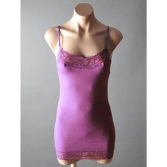 Measurement: Size S: Bust: 27" / Waist: 24" / Total Length (Include The Shoulder Strap): 28"/ Armpit To Hem: 20" A Regular Cami Featuring A Lace Trim, Scoop Neck, Adjustable Spaghetti Straps. Material: 95% Cotton 5% Spandex Fitted Purple Tank Top With Built-in Bra, Lace Trim Spaghetti Strap Tank Top For Layering, Seamless Spaghetti Strap Tank Top For Daywear, Stretch Spaghetti Straps Tank Top For Daywear, Fitted Tops With Tank Straps For Daywear, Stretch Cami Tank Top For Daywear, Stretch Camisole With Tank Straps For Daywear, Fitted Tank Strap Tops For Daywear, Fitted Cotton Camisole For Daywear