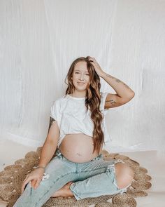 Diy at home maternity photos boho neutral Home Maternity Photos, Lifestyle Shoot, Pregnancy Photos, Pacsun, At Home, Light Blue, Lifestyle, Blue