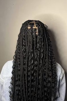 Island Hairstyles, Knotless Braids With Curls, Box Braid Hair, Boho Knotless, Pretty Braids, Braided Hairstyles For Teens, Twist Braid Hairstyles