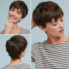 Short Haircuts For Oval Faces Thick Hair, Pixie Haircut Oval Face, Longer Pixie Haircut, Oval Face Haircuts, Short Hair Pixie Cuts, Shot Hair Styles, Short Pixie Haircuts, Haircut For Thick Hair, Short Hair Haircuts