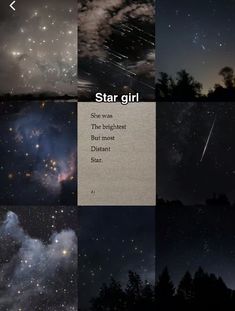 the stars in the night sky are lit up