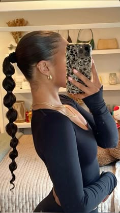 Graduation Hairstyles For Long Hair, Huge Hair, Graduation Hairstyles, Video Tiktok, Fishtail Braid, Hairdos For Curly Hair, Slicked Back Hair, Slick Hairstyles