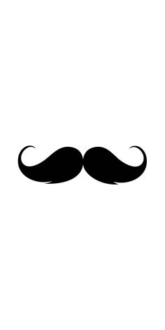 a moustache mustache on a white background