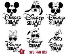 Mickey Friends Squad Svg Bundle Friends Squad, Disney Trip Shirts, Diy Halloween Projects, Disney Designs, Disney Family, Halloween Celebration, Halloween Projects, Svg Designs, Travel Shirts