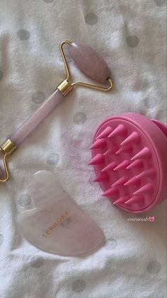 The BEAUTLOHAS Silicone Scalp Massager Shampoo Brush for Shower is a rejuvenating tool designed to elevate your shower experience and promote scalp health. Made with premium silicone bristles, this brush gently exfoliates the scalp, removing buildup, and stimulating blood circulation. Its ergonomic design fits comfortably in your hand, allowing for a thorough and invigorating massage while distributing shampoo evenly. Pink Hair Brush, Brush And Comb, Shampoo Brush, Face Roller, Pretty Skin Care, Facial Roller, Unwanted Hair Removal, Scalp Massage